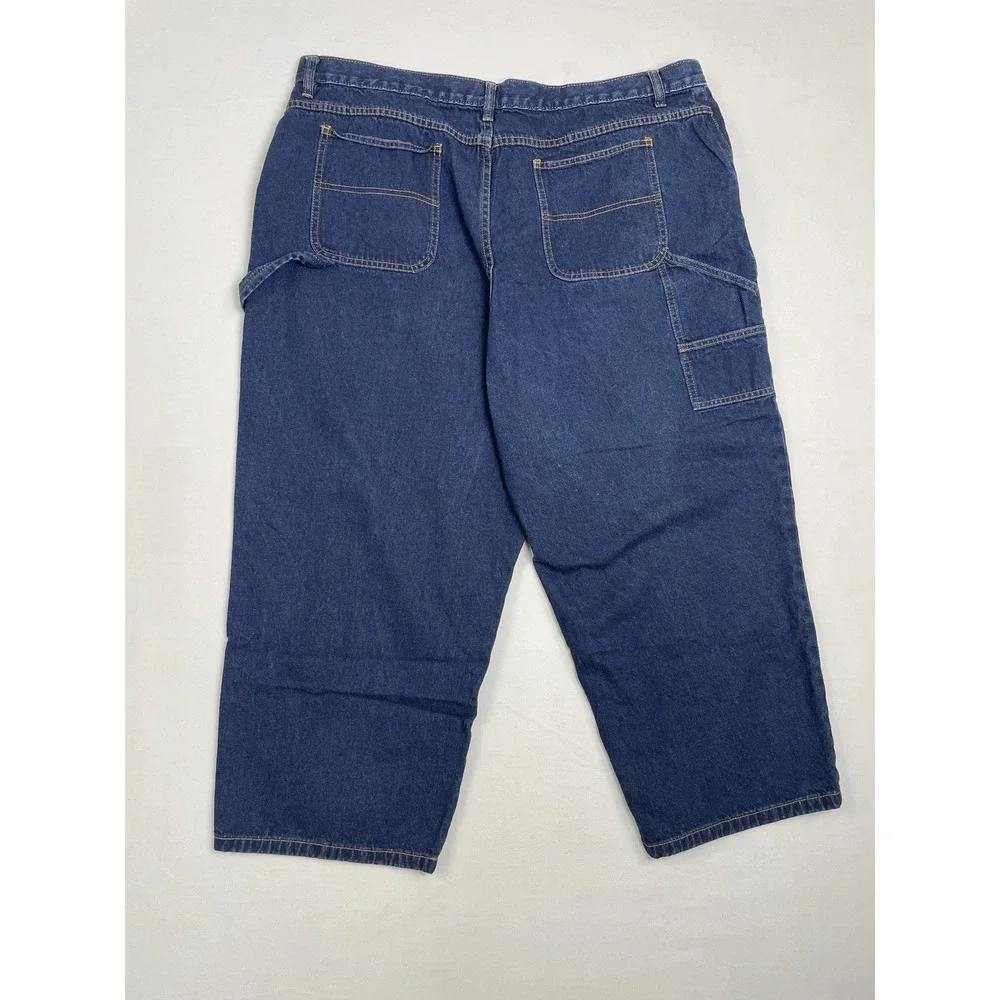 Venezia Womens Pluz Size Jeans Carpenter Wide Leg size‎ 24WP Dark Denim